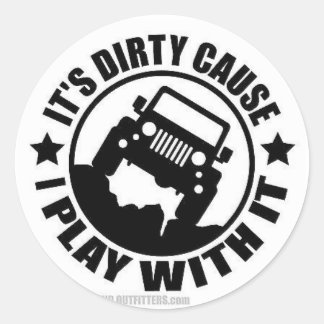 Sticker Rond pegatinas camioneta montaña