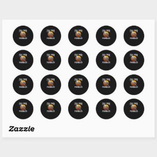 Sticker Rond Peintre de carrosserie automatique Remplir vos Pin