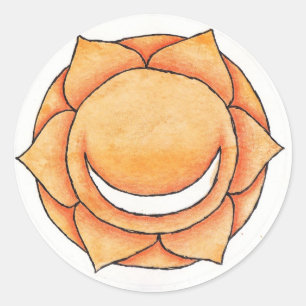 Sticker Rond Pelvic Chakra