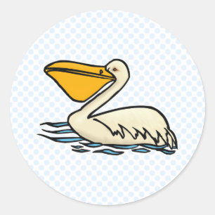 Sticker Rond Pemberton Pelican