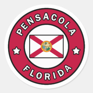Sticker Rond Pensacola Floride