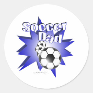 Sticker Rond PÈRE de football