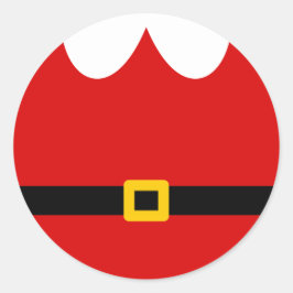 Sticker Rond Père Noël
