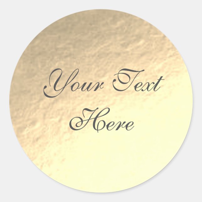 Sticker rond Personnalisable pour Arrière - plan à (Devant)