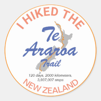Sticker Rond Personnalisable Te Araroa