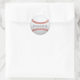 Sticker Rond Personnalisation du baseball
