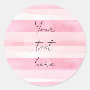Sticker Rond Personnalisé Anniversaire, Baby Shower, Mariage,