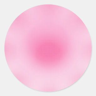 Sticker Rond Personnalisé Blush Rose tendance Modèle classique 