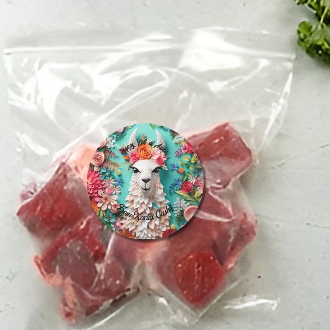 Sticker Rond Personnalisé Joyeux Aïd al Adha (Créateur téléchargé)