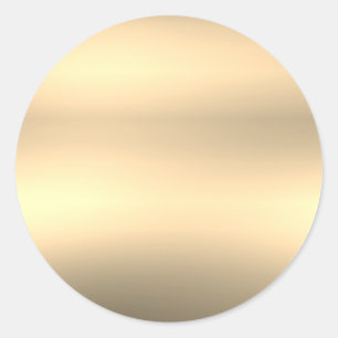 Sticker Rond Personnaliser arrière Modèle d'or léger