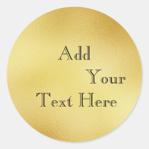Sticker Rond Personnaliser de Parties scintillant de Faux de Ve