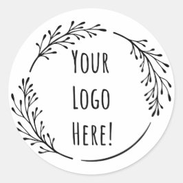 Sticker Rond Personnaliser la Personnaliser Produit Business Lo