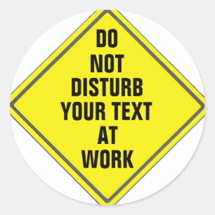 STICKER ROND PERSONNALISER NE PERTURBER L'ÉTIQUETTE DE SIGNE PO