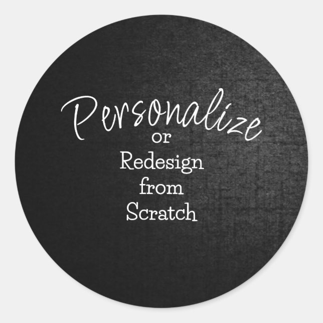Sticker Rond Personnaliser ou créer à partir de zéro - (Devant)