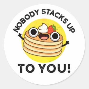 Sticker Rond Personne Ne Te Monte Le Pantalon Drôle