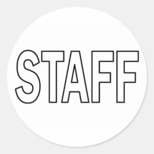 Sticker Rond Personnel