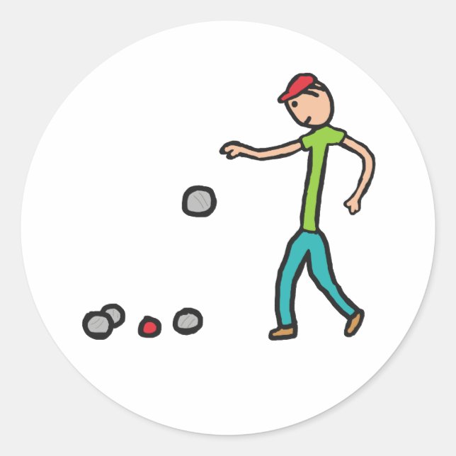 Sticker Rond Petanque (Devant)