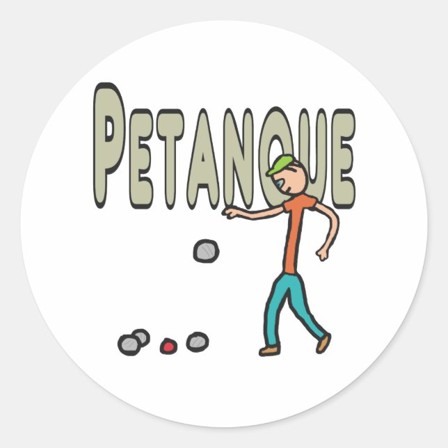 Sticker Rond Petanque (Devant)