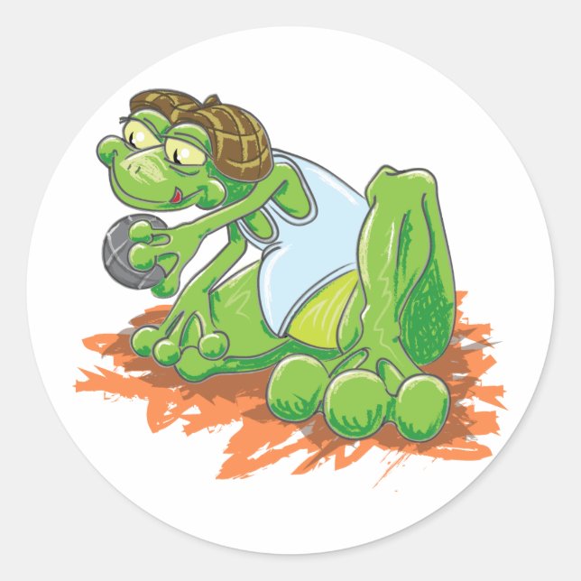 Sticker Rond Pétanque (Devant)
