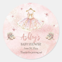 Petit Baby shower fille Ballerina Tutu rose mignon