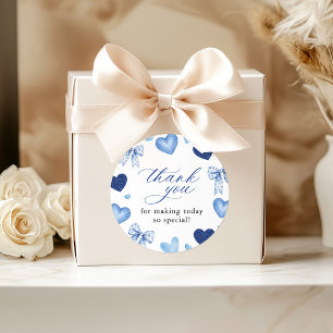 Sticker Rond Petit Chéri Fête de la Saint-Valentin Baby Shower