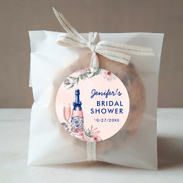 Sticker Rond Petit déjeuner champagnisé et enterrement de vie d