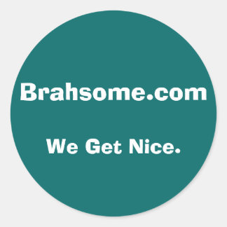Sticker Rond Petit pare-chocs Brahsome
