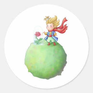 Sticker Rond Petit Prince
