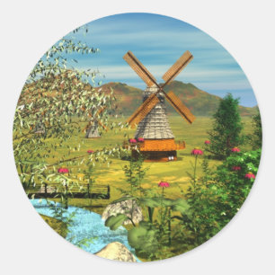 Sticker Rond Petit sac hollandais