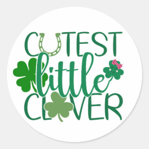Sticker Rond 🍀 petit trèfle cutest ✨