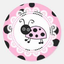 Petite Dame rose Ladybug