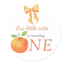 Petite Douce Orange Citron 1er Anniversaire