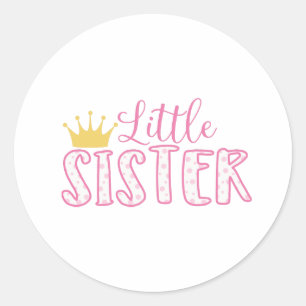 Sticker Rond Petite soeur