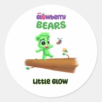 Sticker Rond Petite sticleur de laine