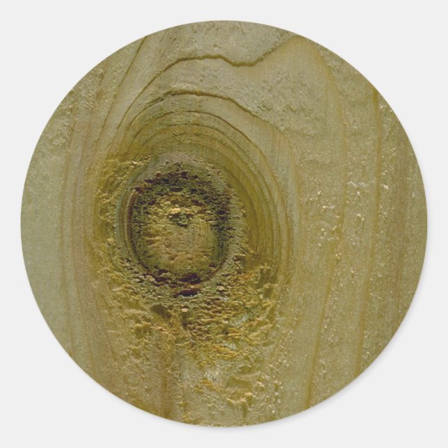 Sticker Rond Pétrin en bois (Devant)