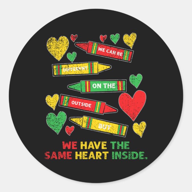 Sticker Rond Peut Être Différent À L'Extérieur Du Mont D'Histoi (Devant)