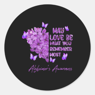 Sticker Rond Peut-Être L'Amour Ce Que Vous Vous Souvenez Le Plu