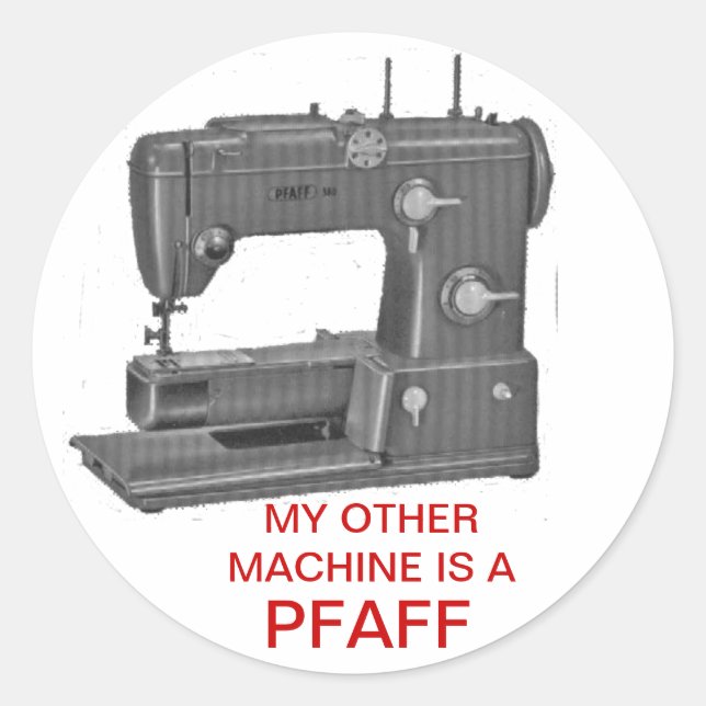 STICKER ROND PFAFF (Devant)