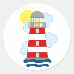 Sticker Rond Phare