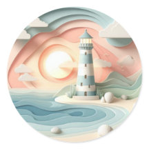 Phare au bord de la mer