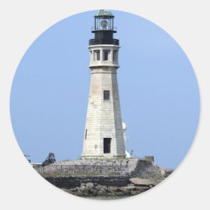 Sticker Rond Phare - Buffalo, New York