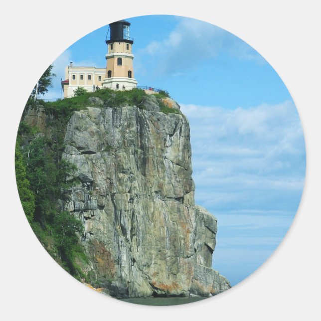 Sticker Rond Phare de Split Rock (Devant)