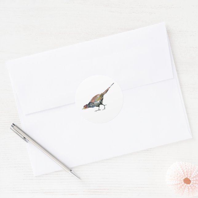Sticker Rond Pheasant (Enveloppe)