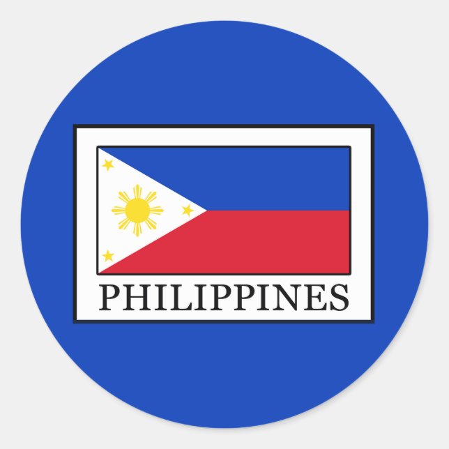 Sticker Rond Philippines (Devant)