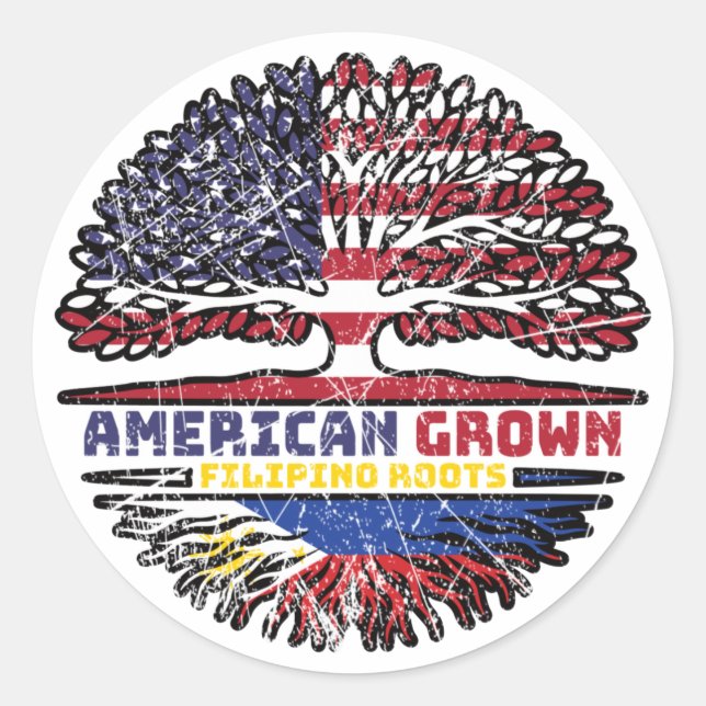 Sticker Rond Philippines (Devant)