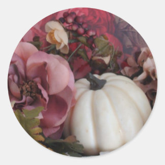 Sticker Rond Phoques d'automne