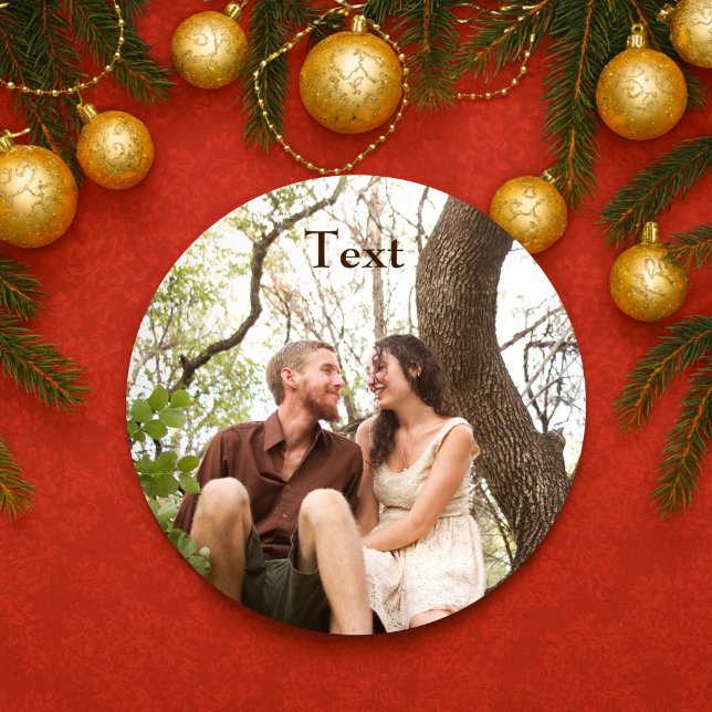 Sticker Rond Photo Cute (Créateur téléchargé)