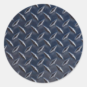 Sticker Rond Photo de plat de diamant