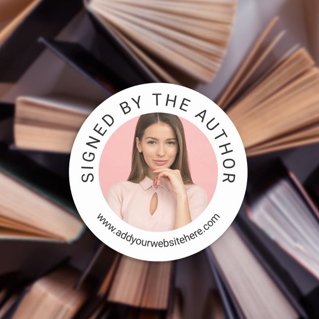 Sticker Rond Photo de profil signée par l'auteur (Créateur téléchargé)