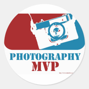 Sticker Rond Photographe le plus précieux